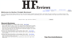 Desktop Screenshot of hfreviews.com