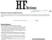 Tablet Screenshot of hfreviews.com